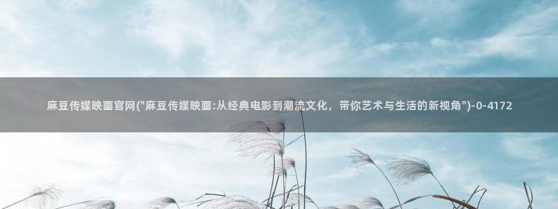 麻豆视频封面