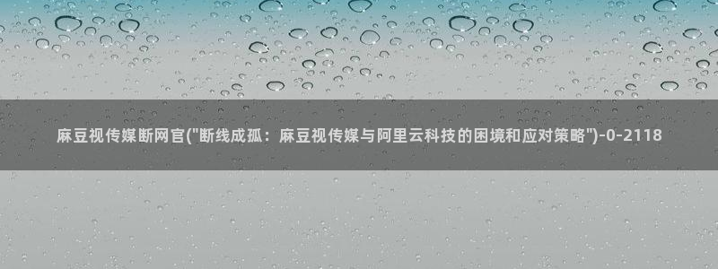 麻豆视频页面结构：麻豆视传媒断网官(\